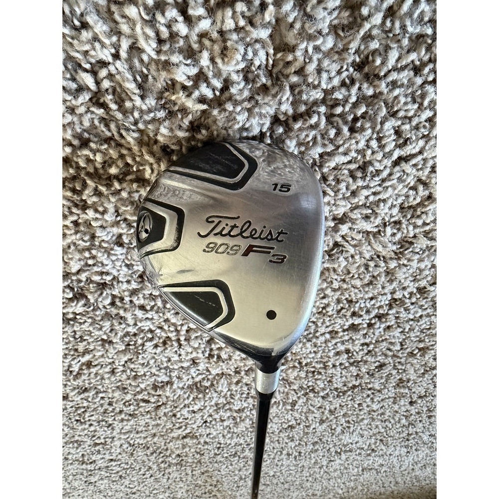 Titleist 909F3 15* 3 Wood Aldila VooDoo Stiff Graphite Right Hand RH FW-S